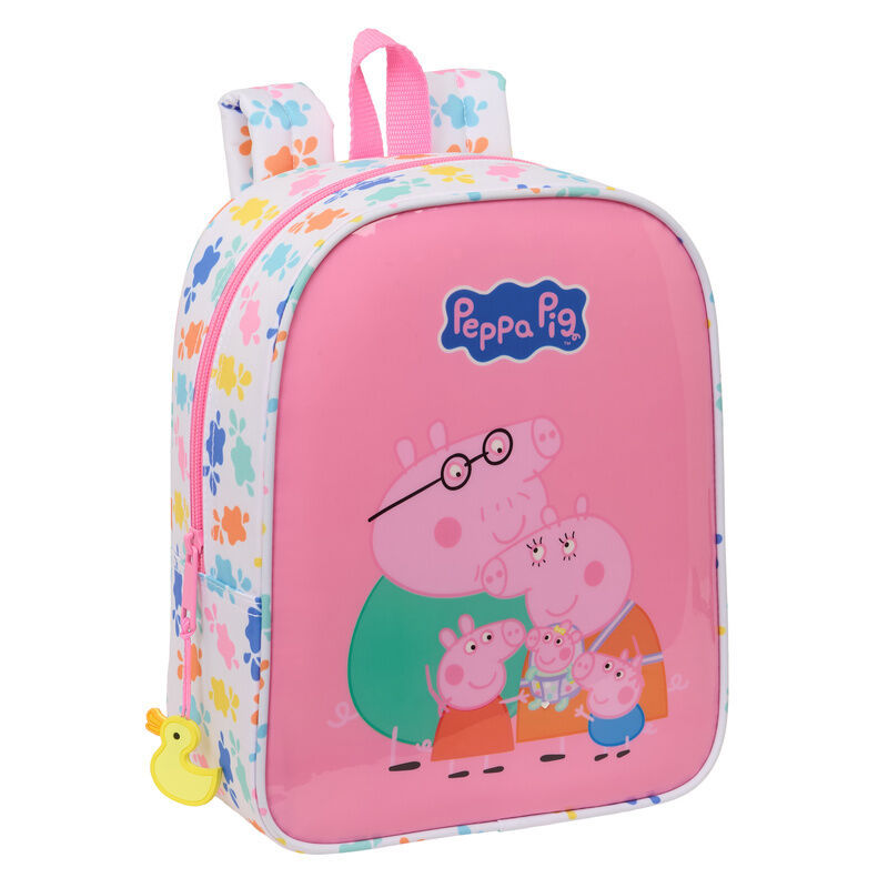 Mochila Baby Pig Peppa Pig 27cm adaptável