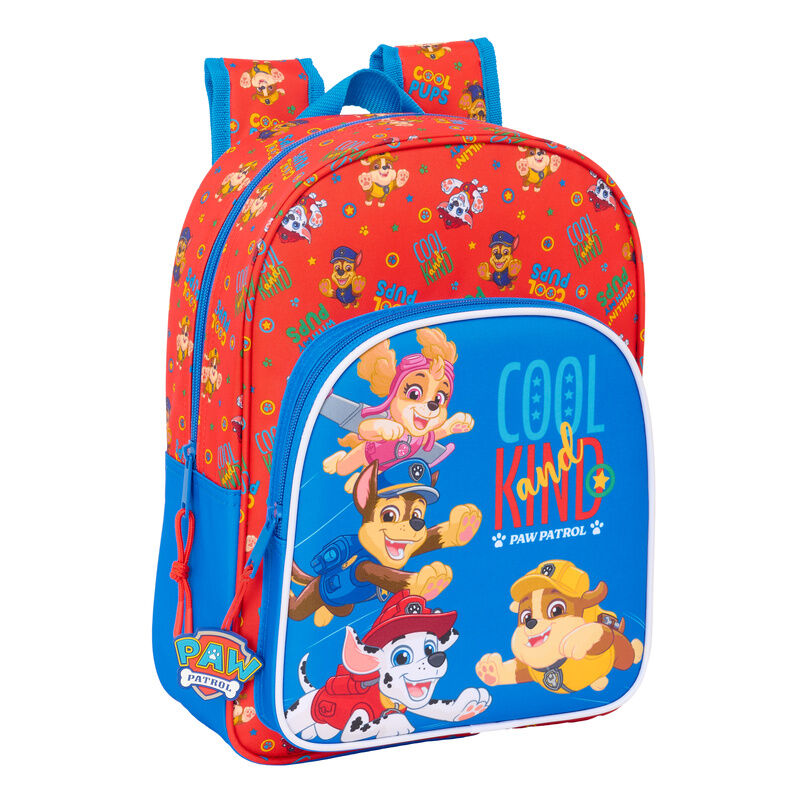 Mochila Cool Patrulla Pata 34cm adaptável