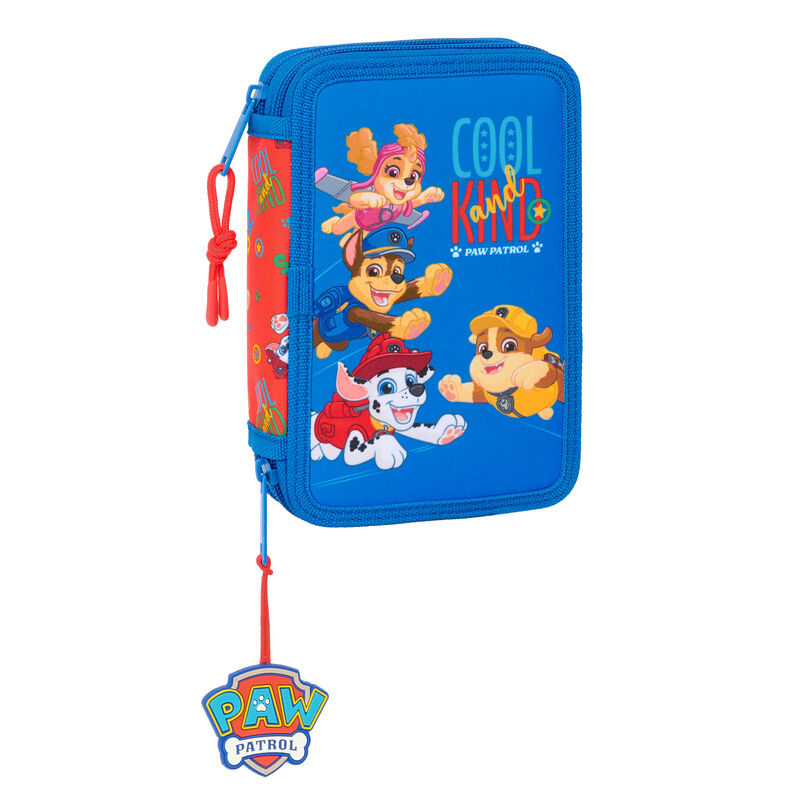 Estojo duplo Patrulha Pata Cool com 29 peças