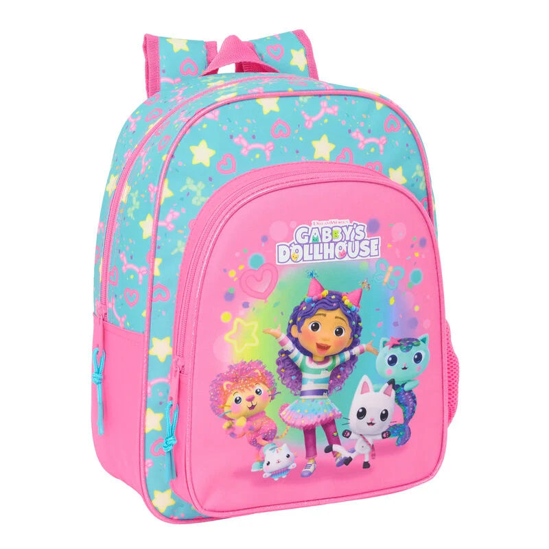 Mochila Confetti Gabby’s Dollhouse 34cm adaptável