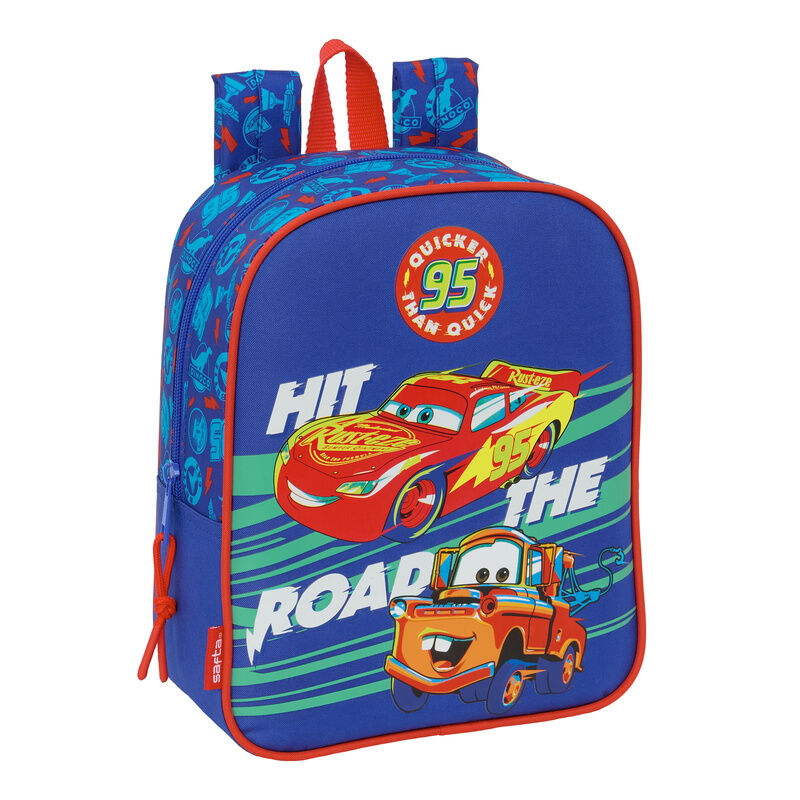 Mochila Cars Disney Pixar 27cm adaptável