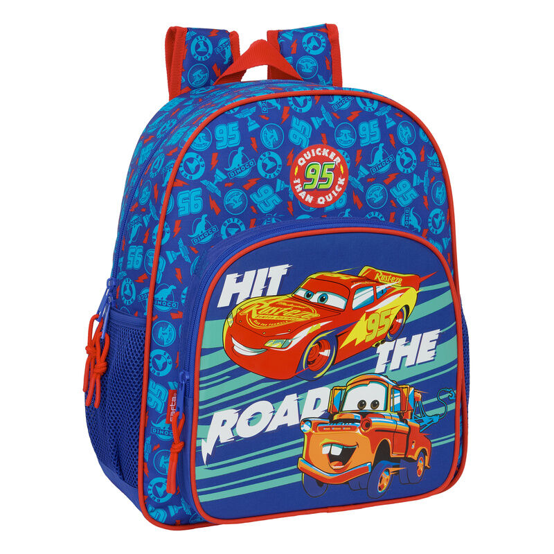 Mochila Cars Disney Pixar 38cm adaptável