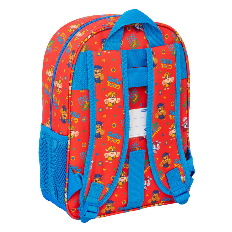 Mochila Cool Patrulla Pata 34cm adaptável