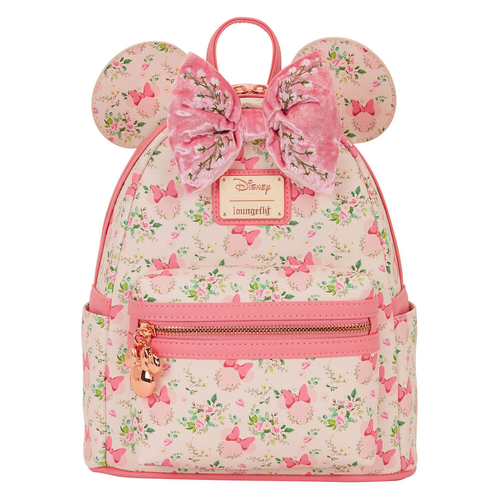 Mochila Loungefly con diseño floral de Minnie Disney