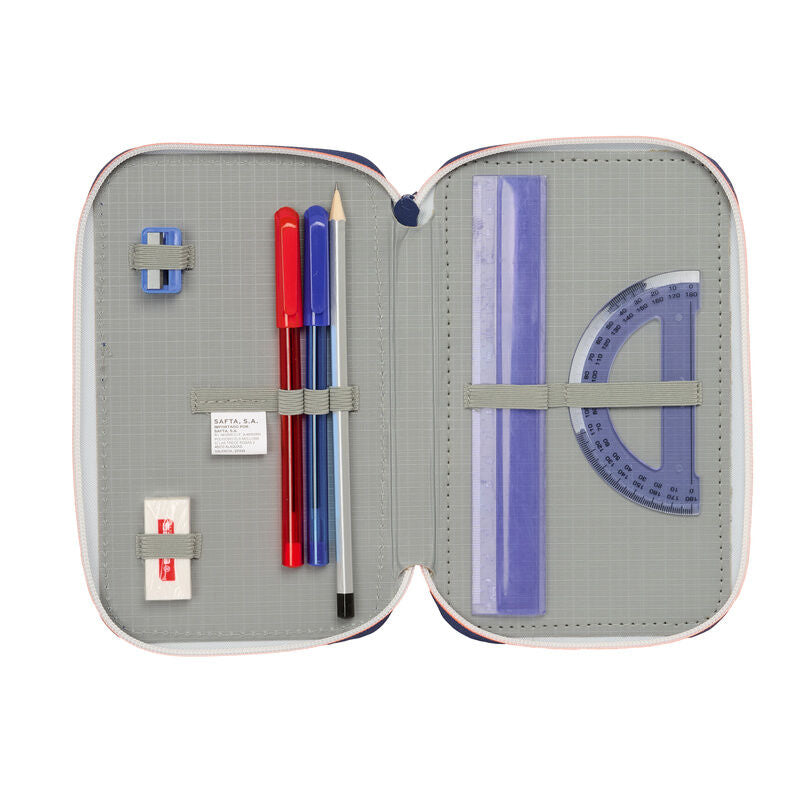 Estojo triplo 2 Equipamento 25/26 F.C. Barcelona completo 37 peças