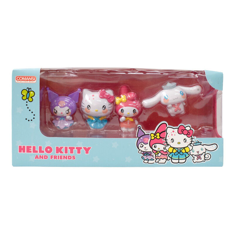 Conjunto 4 figuras Hello Kitty Friends