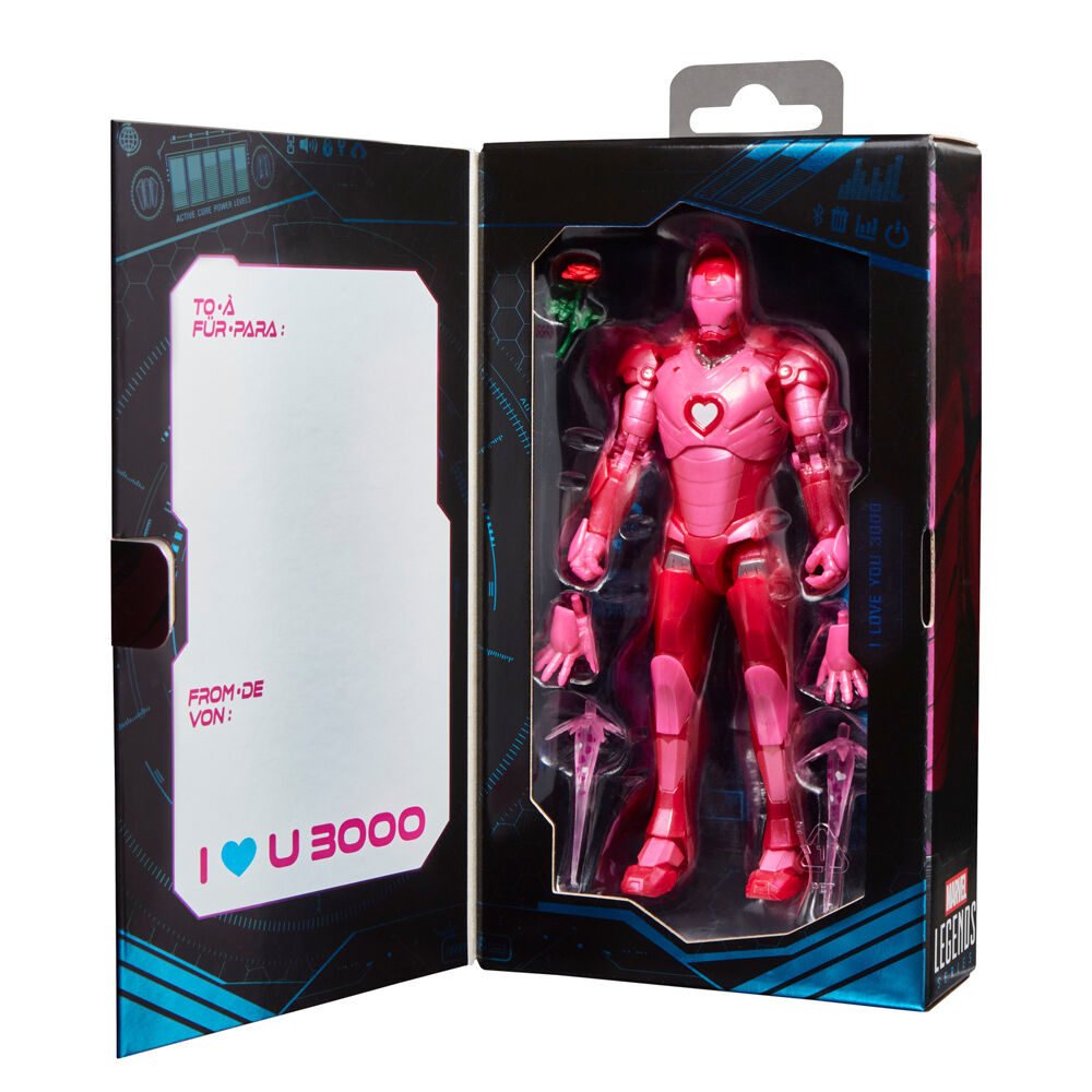 Figura Iron Man I Love You 3000 Marvel Legends Series 15 cm - imagem 9