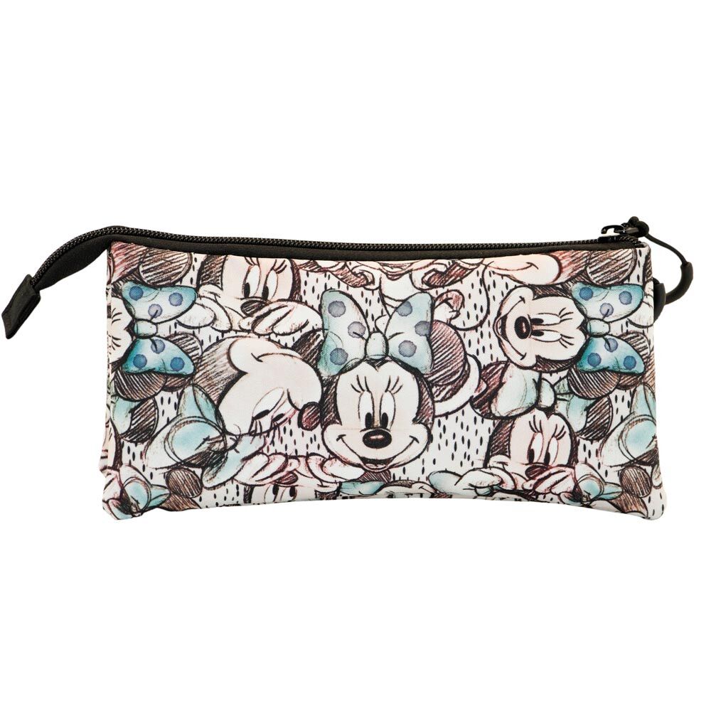 Estojo triplo Minnie Disney Drawing