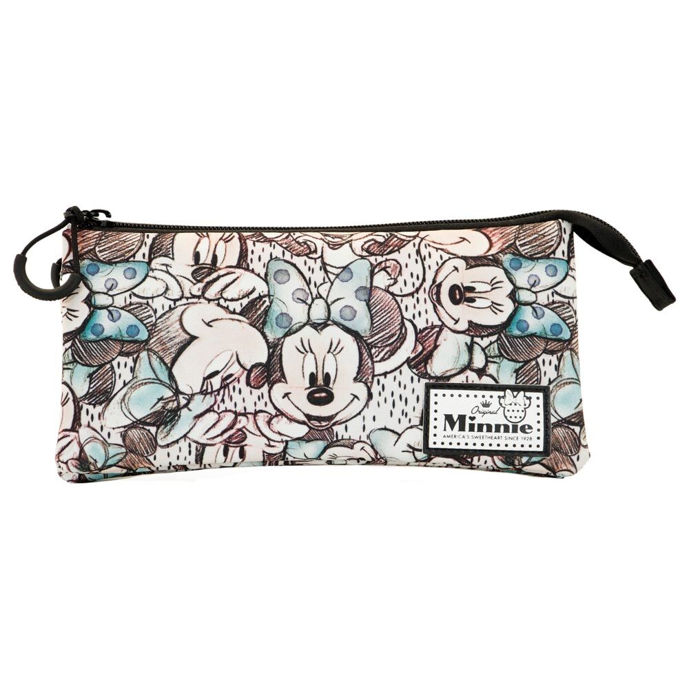 Estojo triplo Minnie Disney Drawing