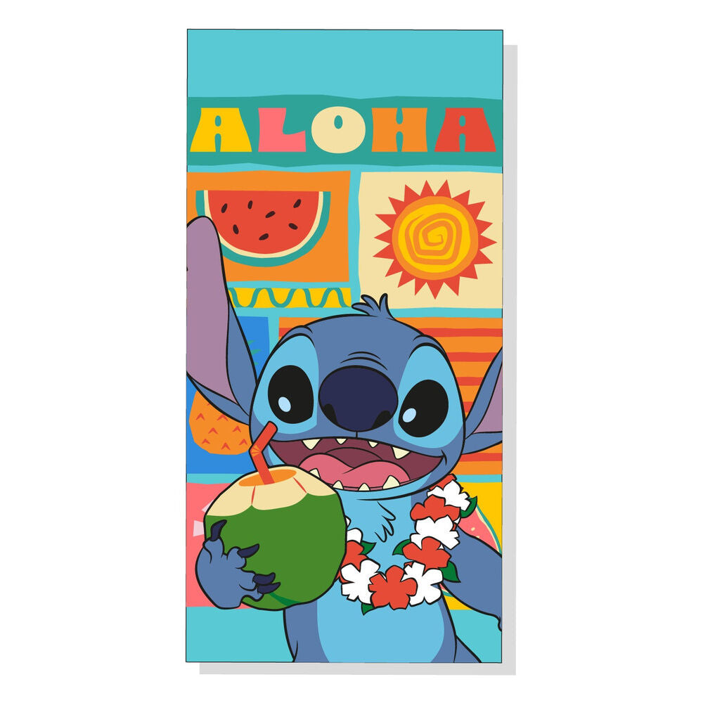 Toalha microfibra Stitch Disney