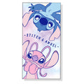Toalla de microfibra Disney Angel &amp; Stitch