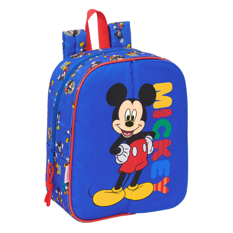 Mochila Today Mickey Disney 27cm adaptável