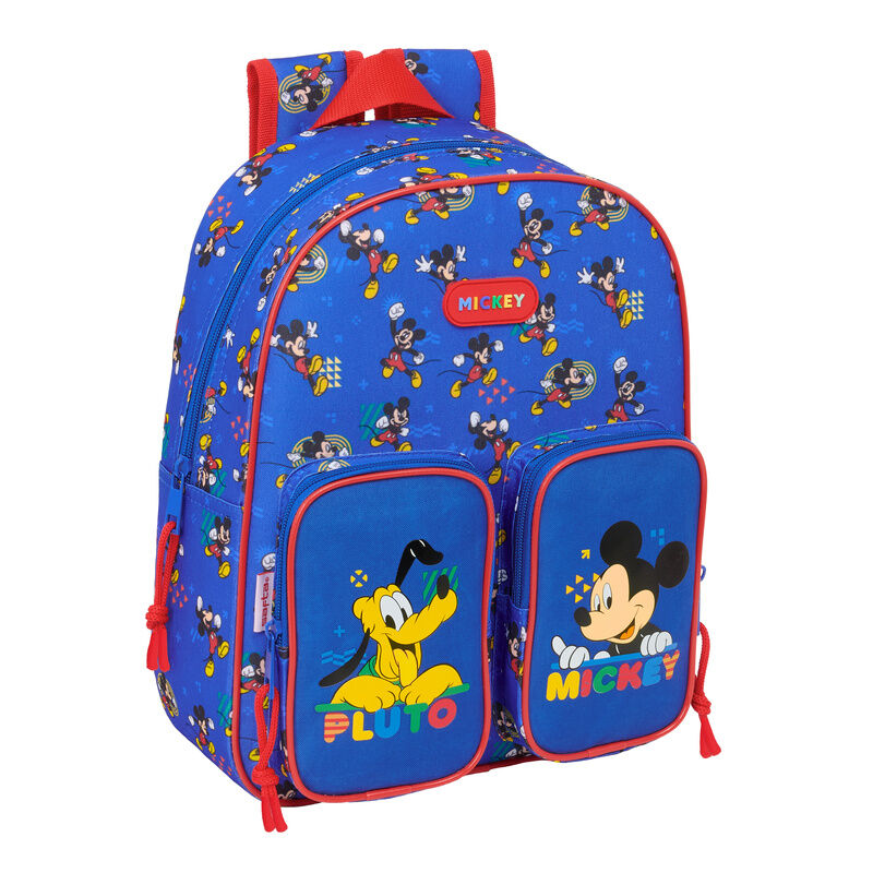 Mochila Today Mickey Disney 34cm adaptável