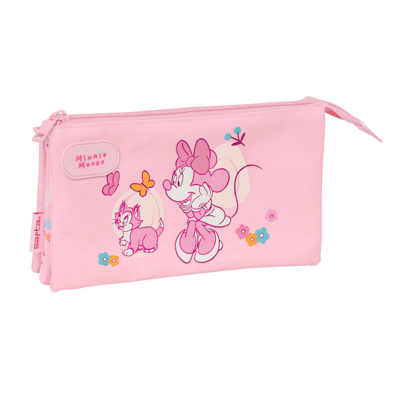 Estojo triplo para lápis Baby Minnie Disney