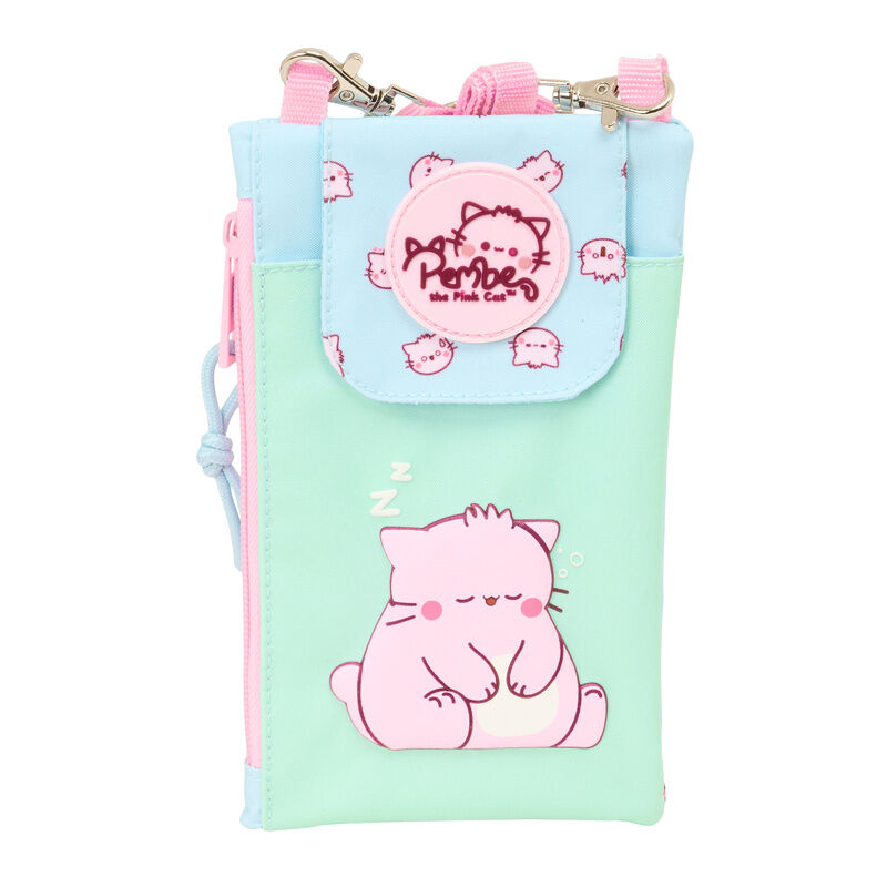 Pembe The Pink Cat Wallet + Phone Bag