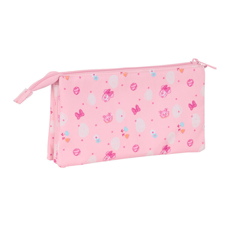 Estojo triplo para lápis Baby Minnie Disney