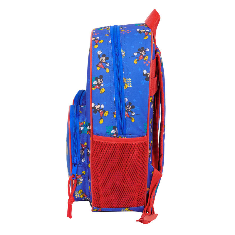 Mochila Today Mickey Disney 34cm adaptável