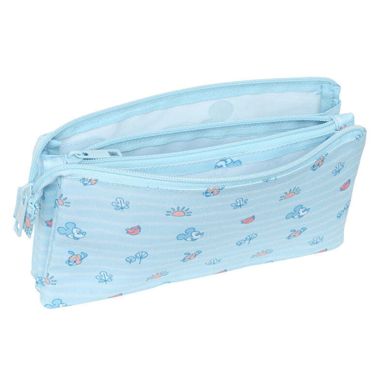 Estuche triple para lápices Disney Baby Mickey