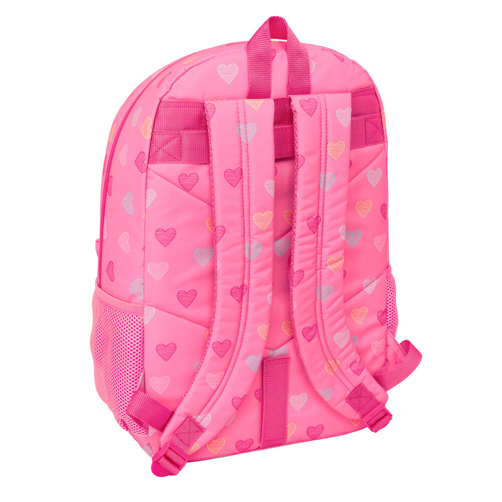 Mochila Heart Benetton 46cm adaptável