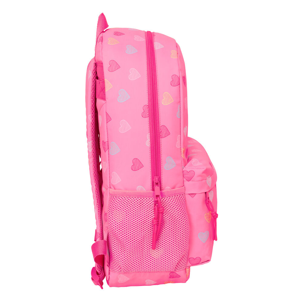 Mochila Heart Benetton 46cm adaptável