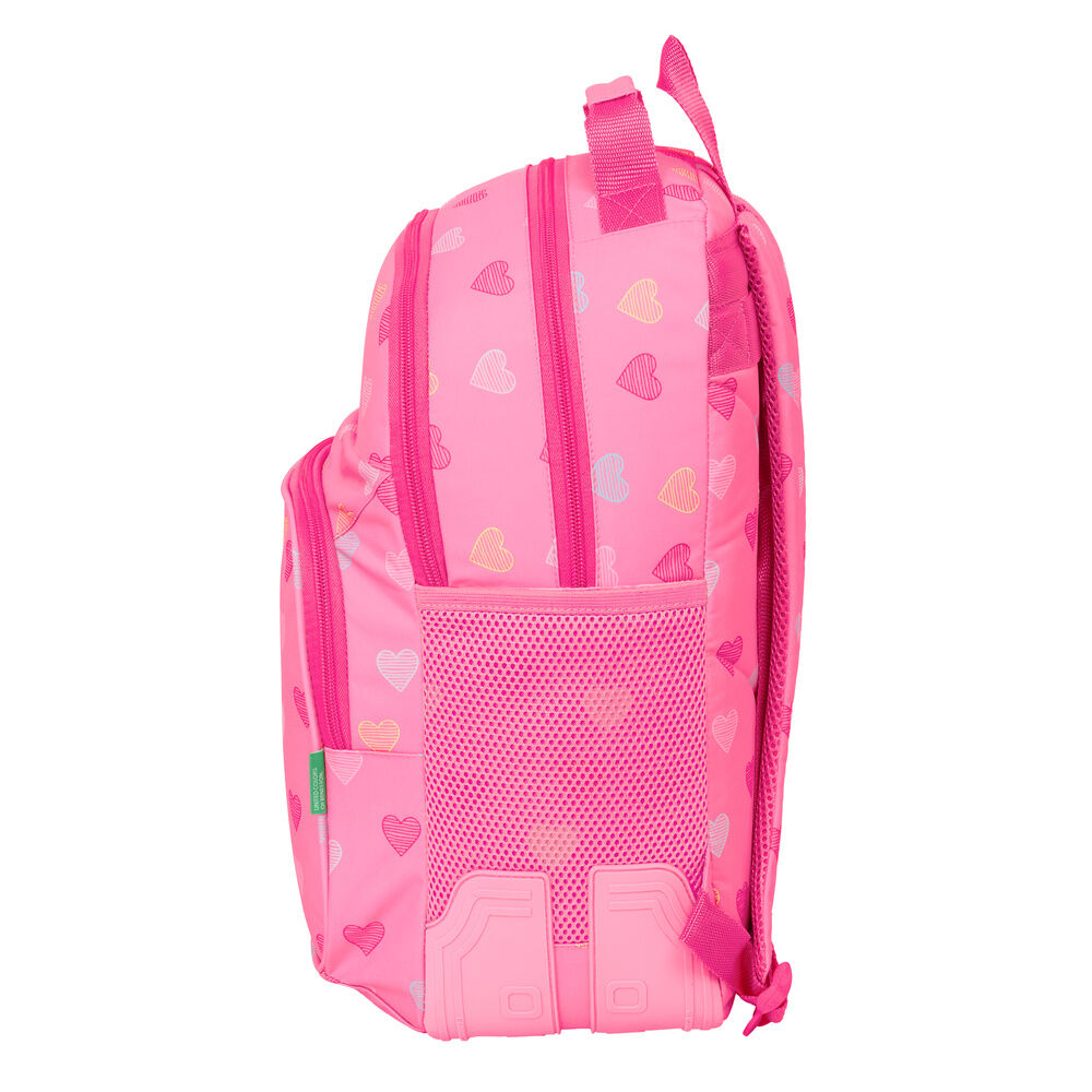 Mochila Heart Benetton 42cm adaptável