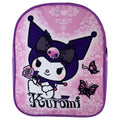 Mochila Kuromi Hello Kitty Morada 26cm