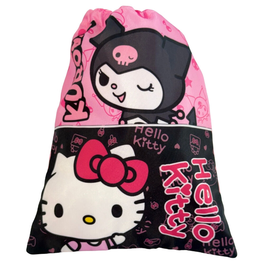 Saco Kuromi & Hello Kitty 30cm