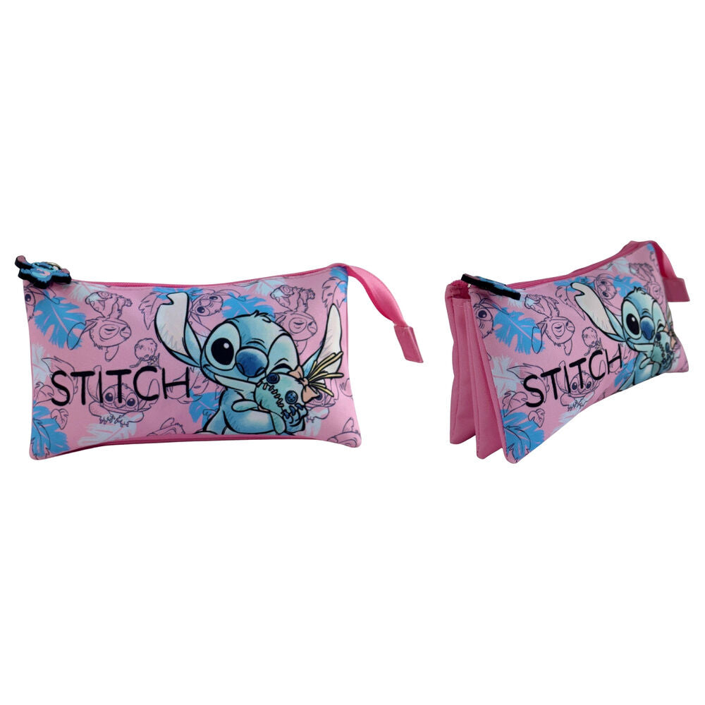 Estojo triplo Doll Stitch Disney