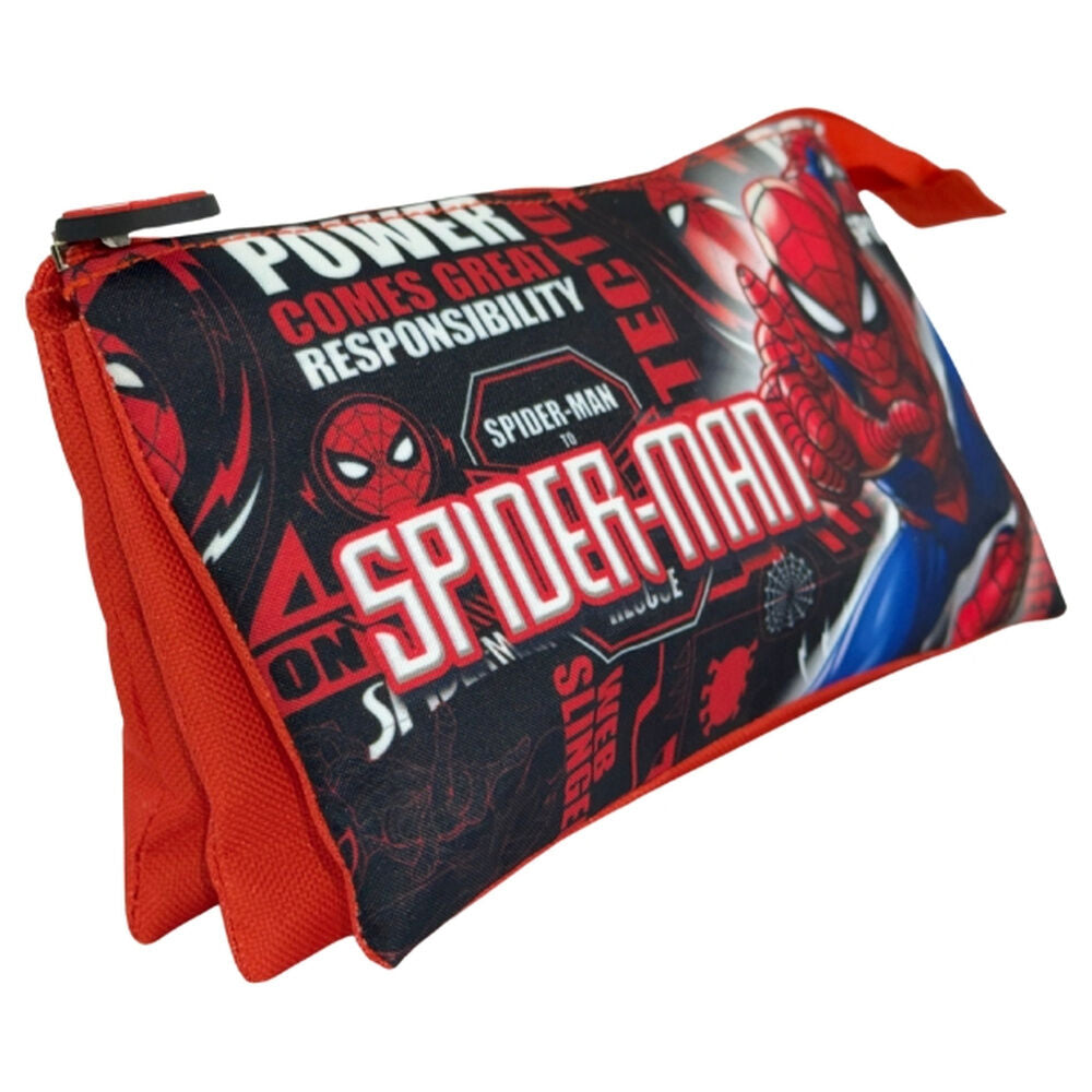 Estojo triplo Hero Spiderman Marvel