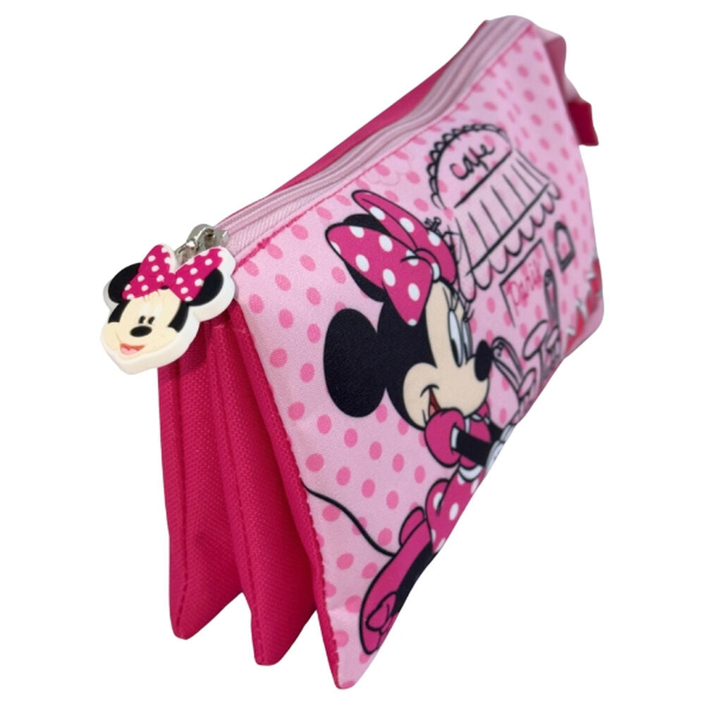 Estojo triplo Paris Minnie Disney