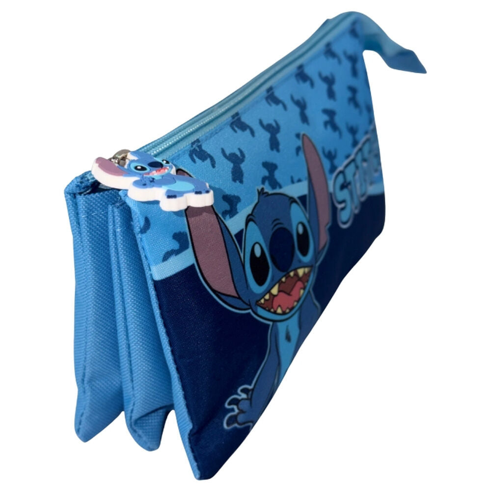 Estojos triplo Abstract Stitch Disney