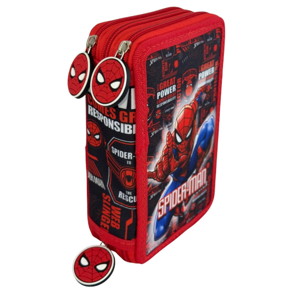 Estojo triplo Hero Spiderman Marvel
