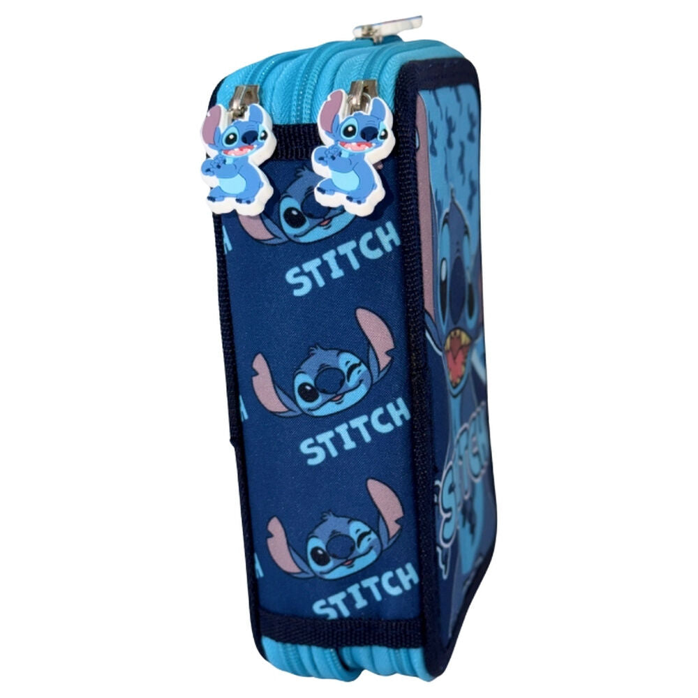 Estojos triplo Abstract Stitch Disney