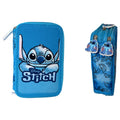 Estojo triplo Smile Stitch Disney