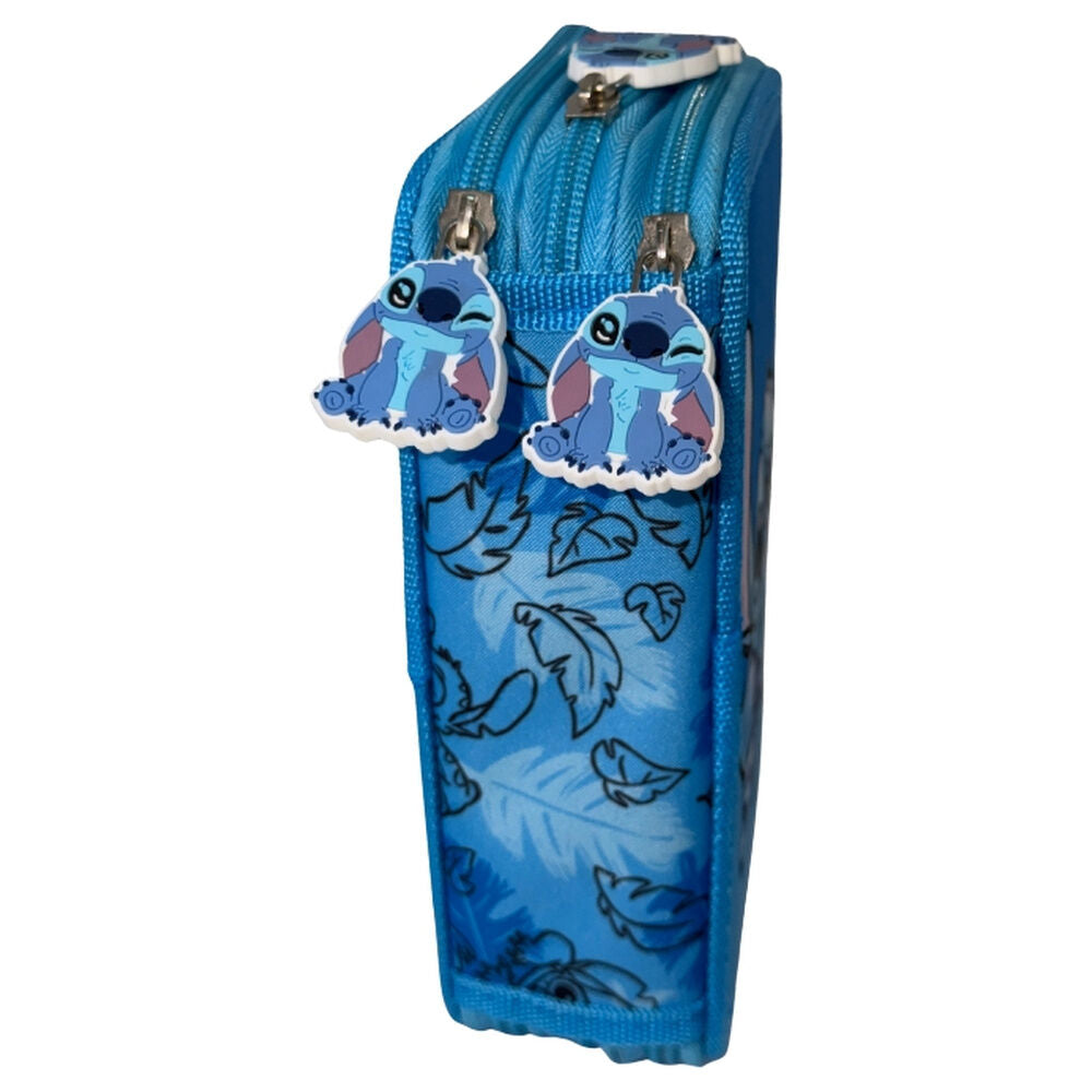 Estojo triplo Smile Stitch Disney