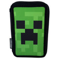 Estojos triplo com fecho com rosto Minecraft