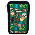 Estojo triplo Characters Minecraft