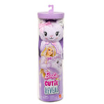 Boneca Gatinho Lilás Cutie Reveal Laços Doces Barbie