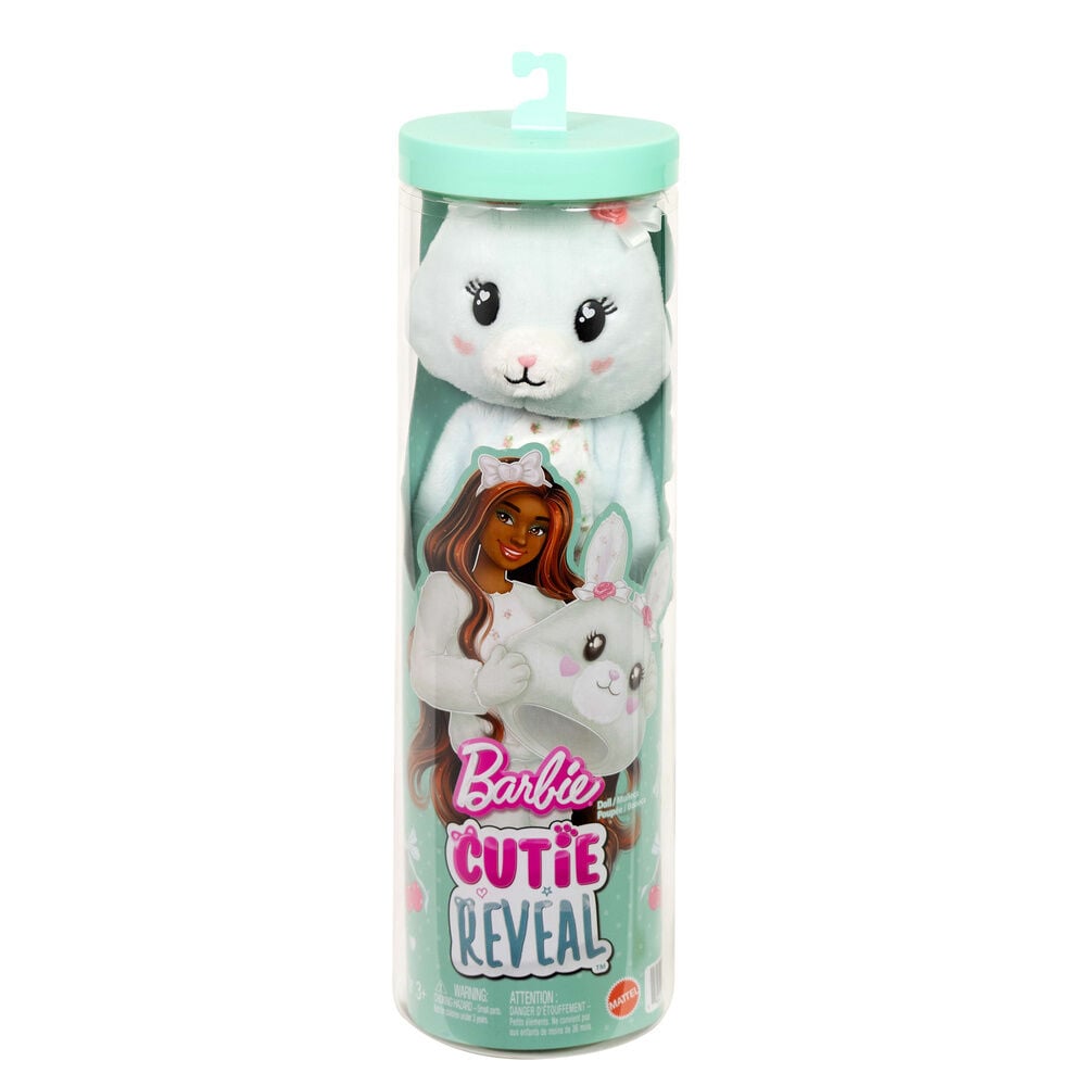 Boneca Coelhinho Menta Cutie Reveal Laços Doces Barbie