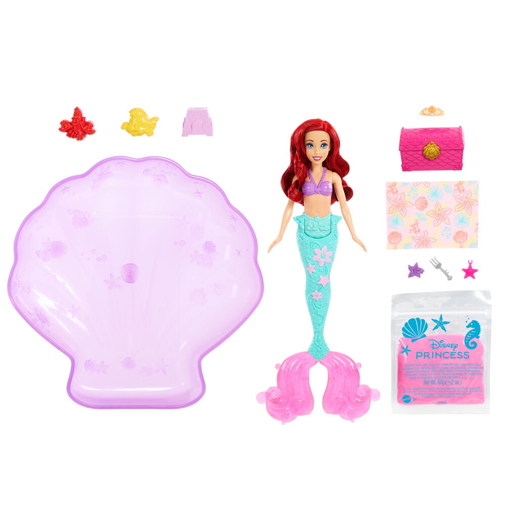 Boneca Ariel Água e Areia A Pequena Sereia Disney