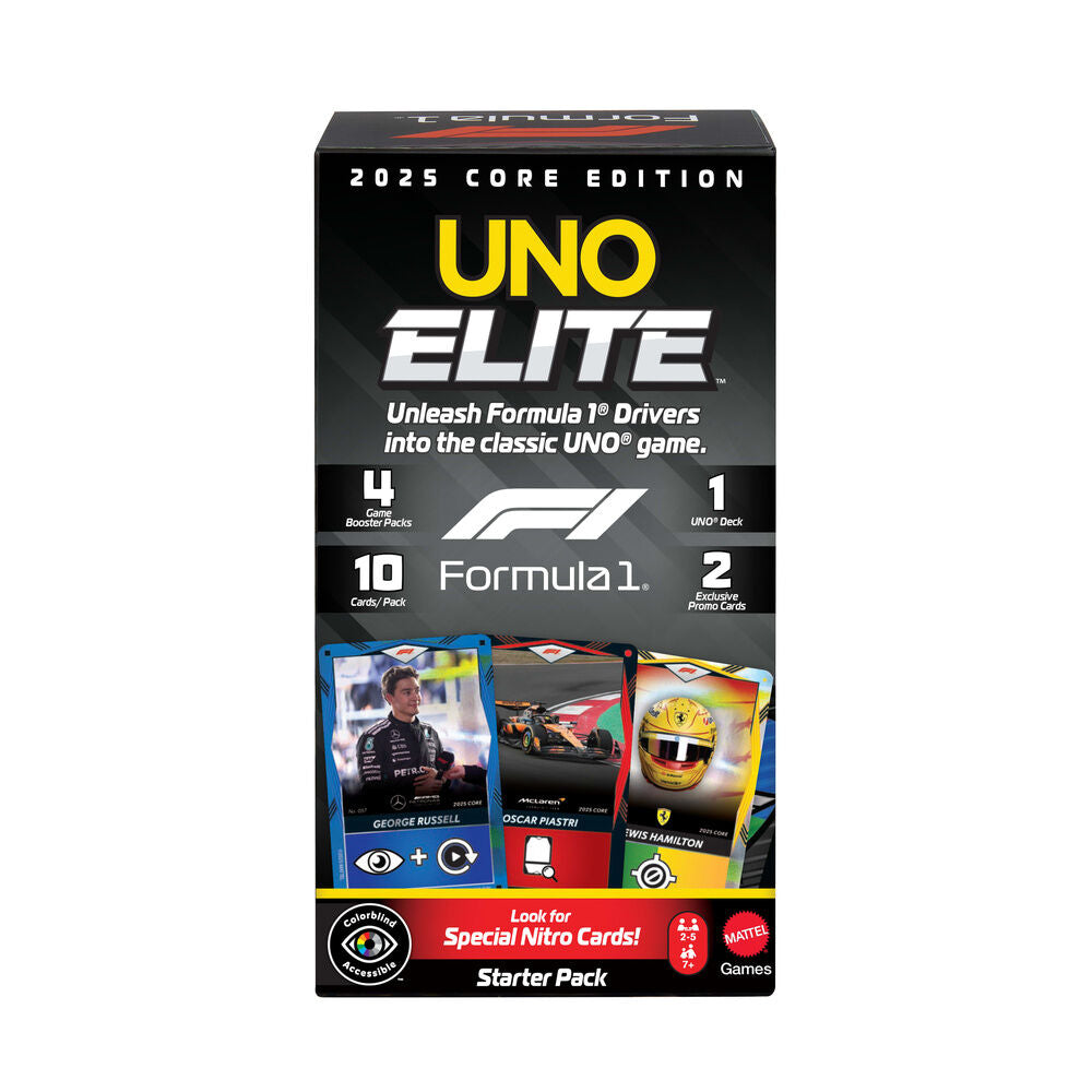 Jogo de Cartas UNO Elite F1 Starter Pack