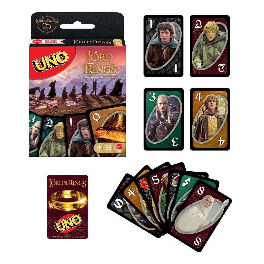 Jogo de cartas UNO O Senhor dos Anéis