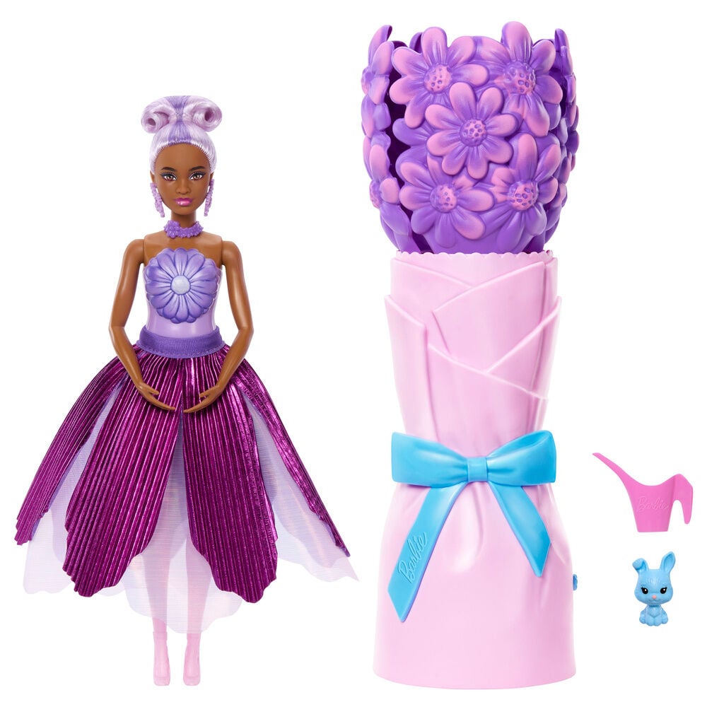 Boneca Margarida Lilás Petal Pop Barbie