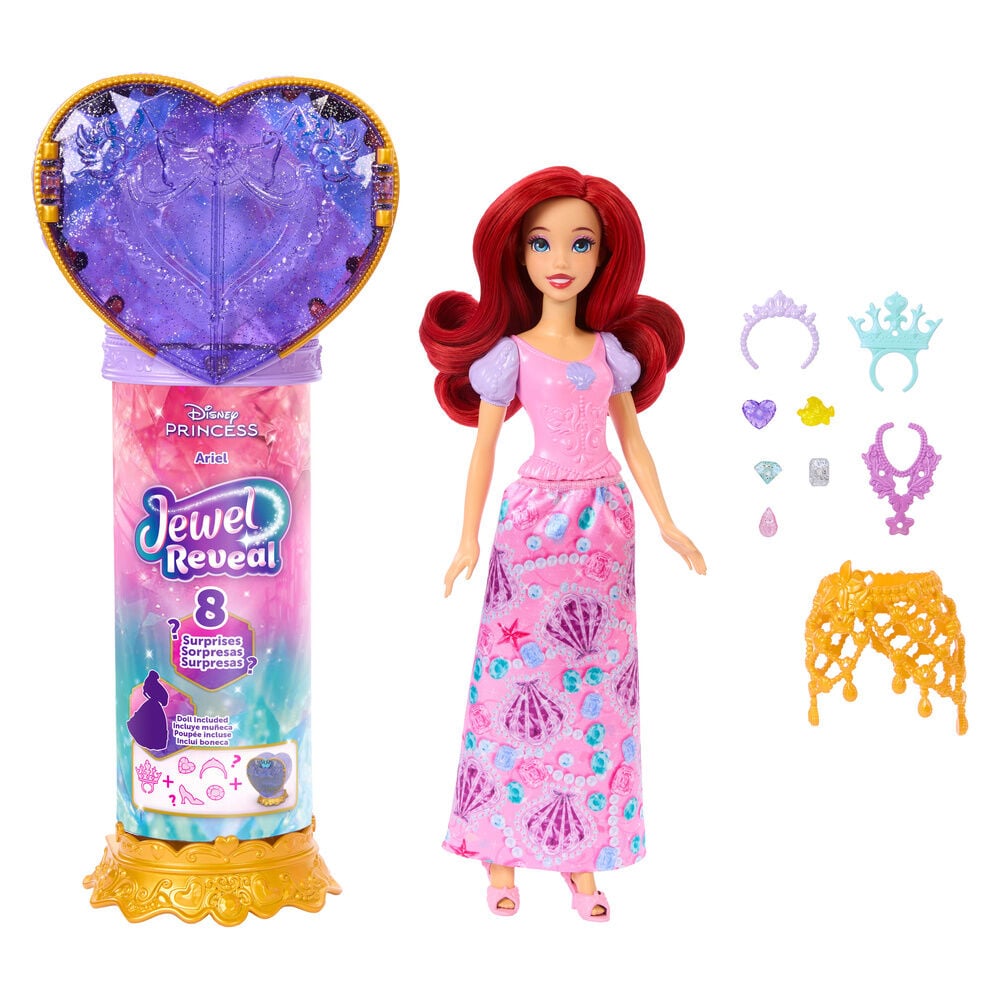 Boneca Ariel Reveal A Pequena Sereia Disney
