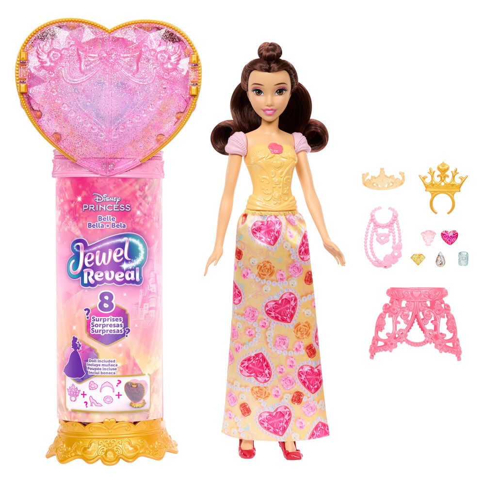 Boneca Reveal Bella A Bela e o Monstro Disney