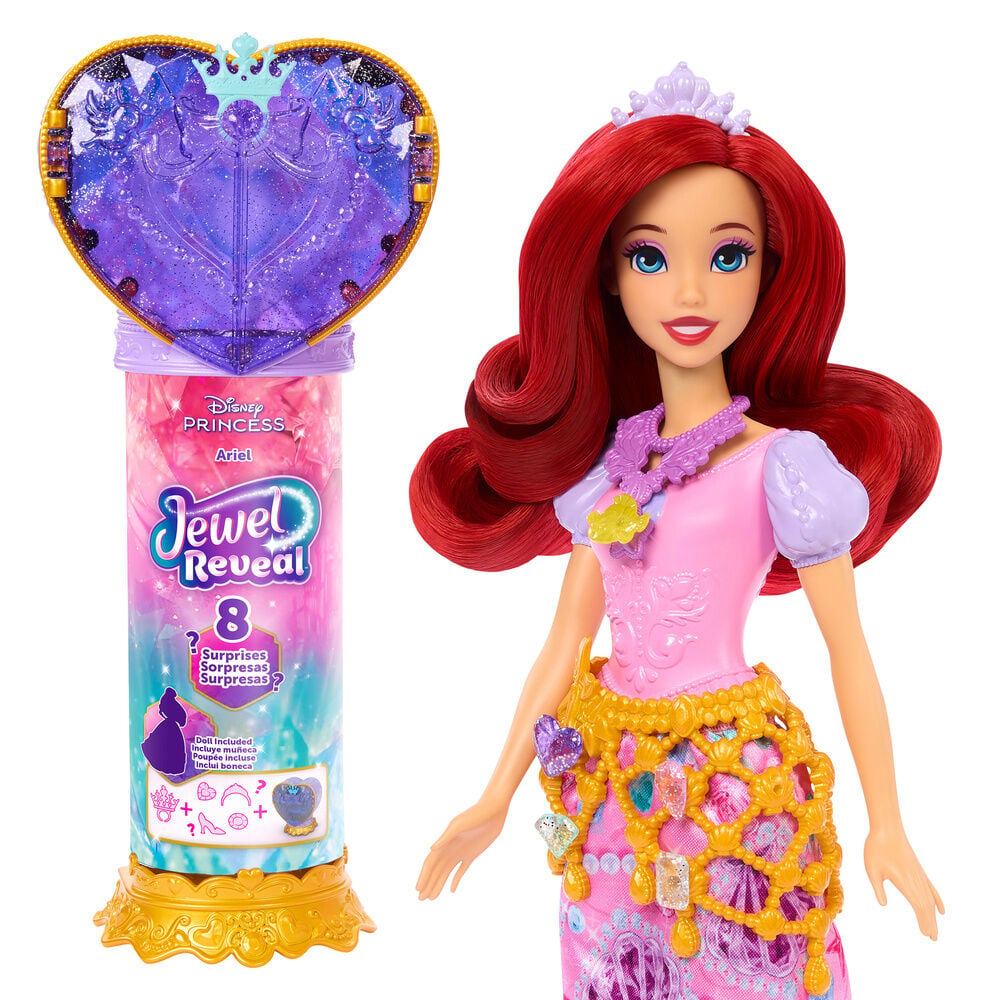 Boneca Ariel Reveal A Pequena Sereia Disney