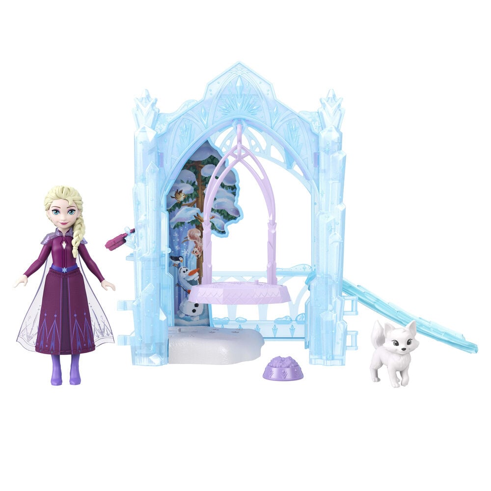 Boneca Elsa Refúgio Gelado dos Animais Frozen Disney