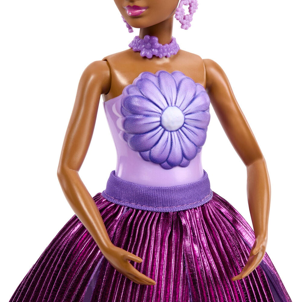 Boneca Margarida Lilás Petal Pop Barbie