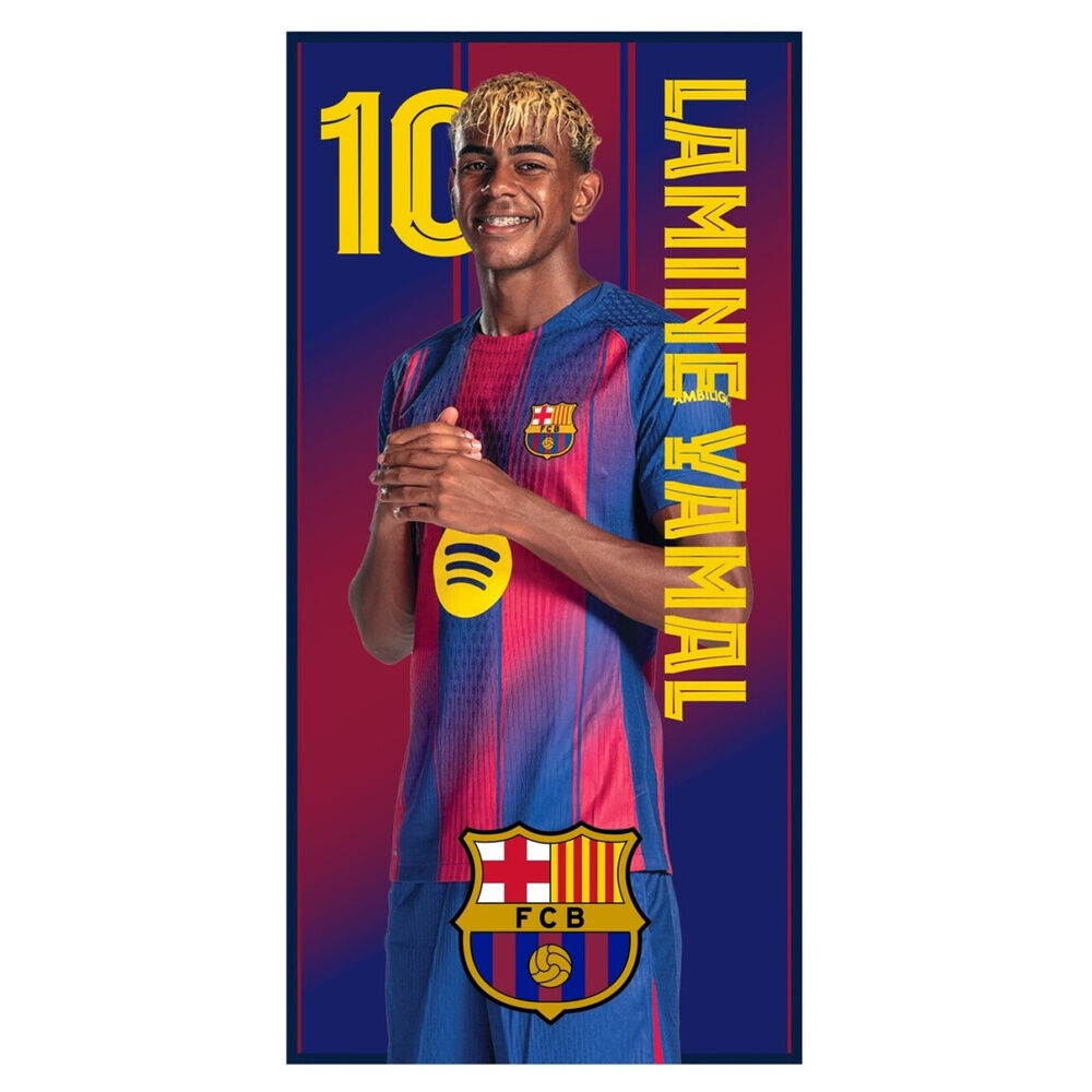 Toalha Lamine Yamal F.C Barcelona microfibra