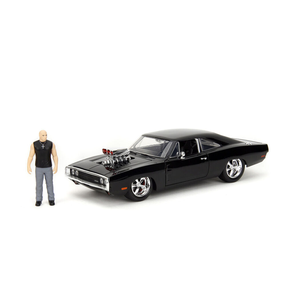 Conjunto figura Dominic Toretto & Carro Dodge Charger R/T Fast & Furious